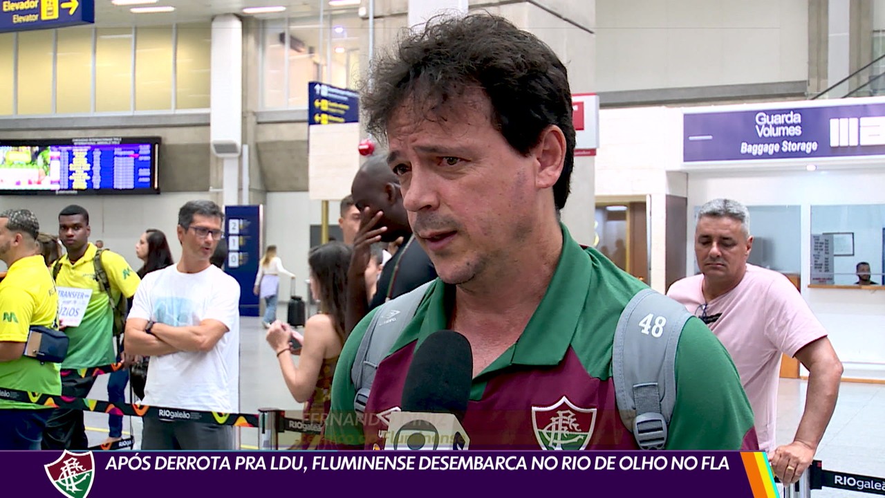 Após derrota pra LDU, Fluminense desembarca no Rioquina de hoje giga senaolho no Fla