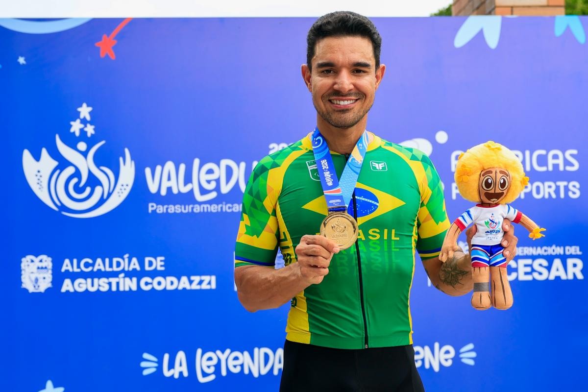 Roberto Neto conquista segundo ouro nos Jogos Parasul-Americanos de Valledupar