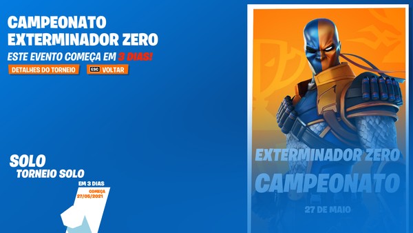 Participe do Campeonato Exterminador Zero para Obter o Traje