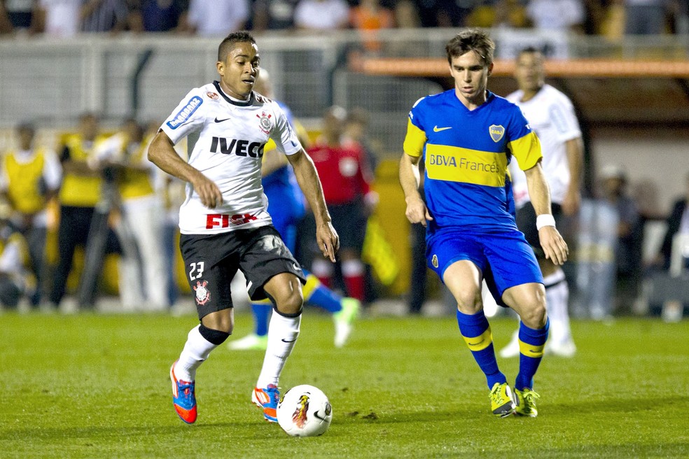 Jorge Henrique Corinthians Boca Libertadores 2012 — Foto: Daniel Augusto Jr / Ag Corinthians