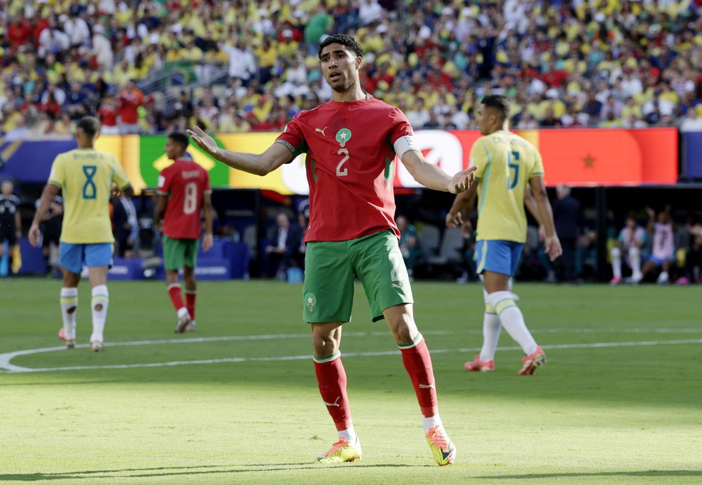Hakimi e a lateral direita que ajudou Marrocos a complicar o Brasil
