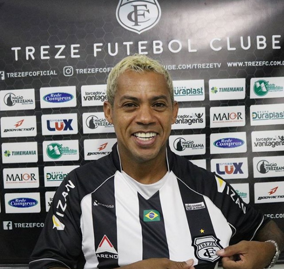 Marcelinho Para�ba acumula passagens pelo Treze como jogador e como t�cnico � Foto: Ramon Smith/Treze