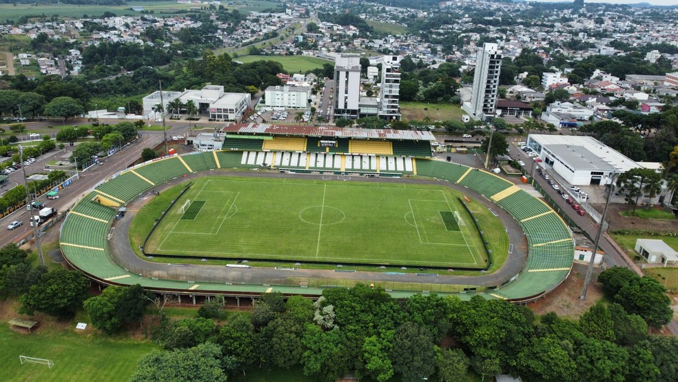 Estádio Colosso da Lagoa, em Erechim, recebe Ypiranga x CSA — Foto: Pablo Nunes / YFC
