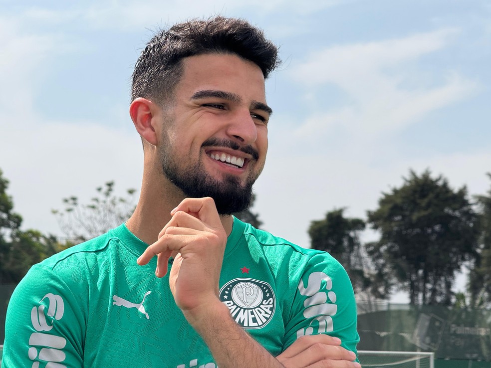 Flaco López, do Palmeiras, está na lista de pré-convocados para a seleção argentina — Foto: Camila Alves