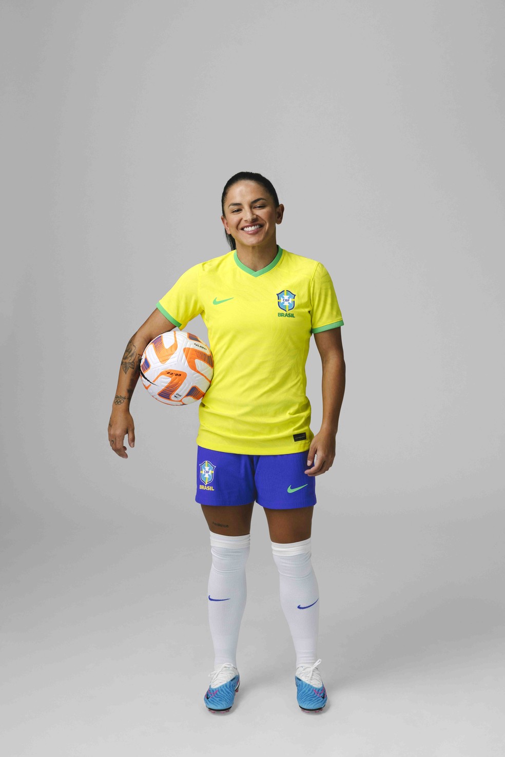 Camisa Brasil Home Copa do Mundo Feminina 2023 - Amarela