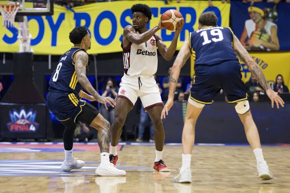 Gui Deodato foi o destaque do Flamengo na derrota para o Boca Juniors — Foto: FIBA