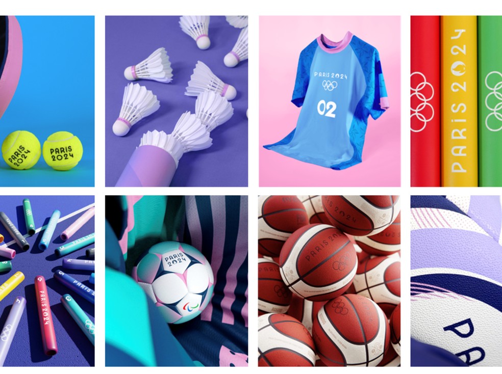 Equipamentos olímpicos para Paris 2024 — Foto: Divulgação