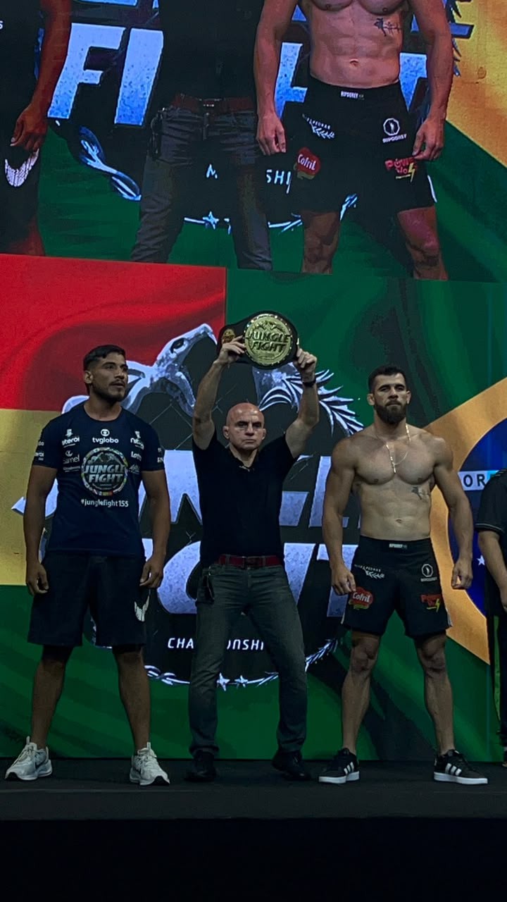 Jungle: Boliviano estoura limite da categoria em mais de 3kg e título só valerá para Oton Jasse