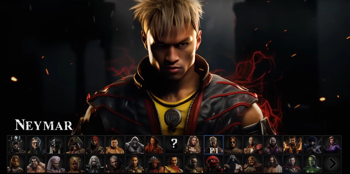 Neymar, Pele and other celebrities are recreated in an AI-powered fighting game |  Electronic sports