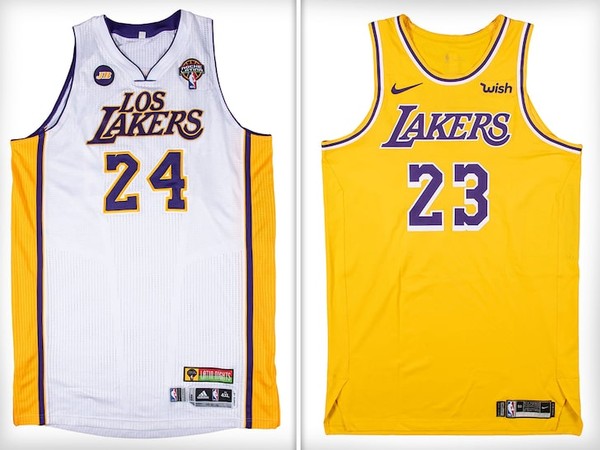 Camisa rara dos Lakers usada por Kobe Bryant pode valer R$ 24