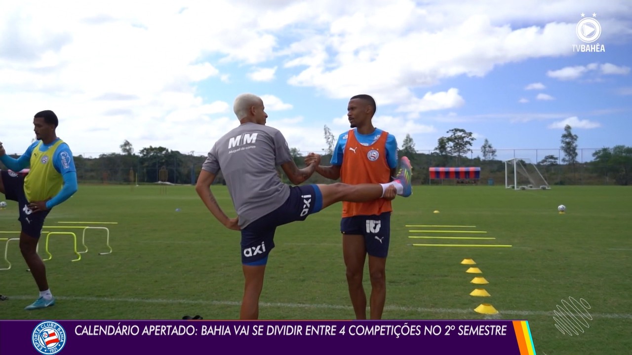 Calendário apertado: Bahia vai se dividir entre 4 competições no 2° semestre