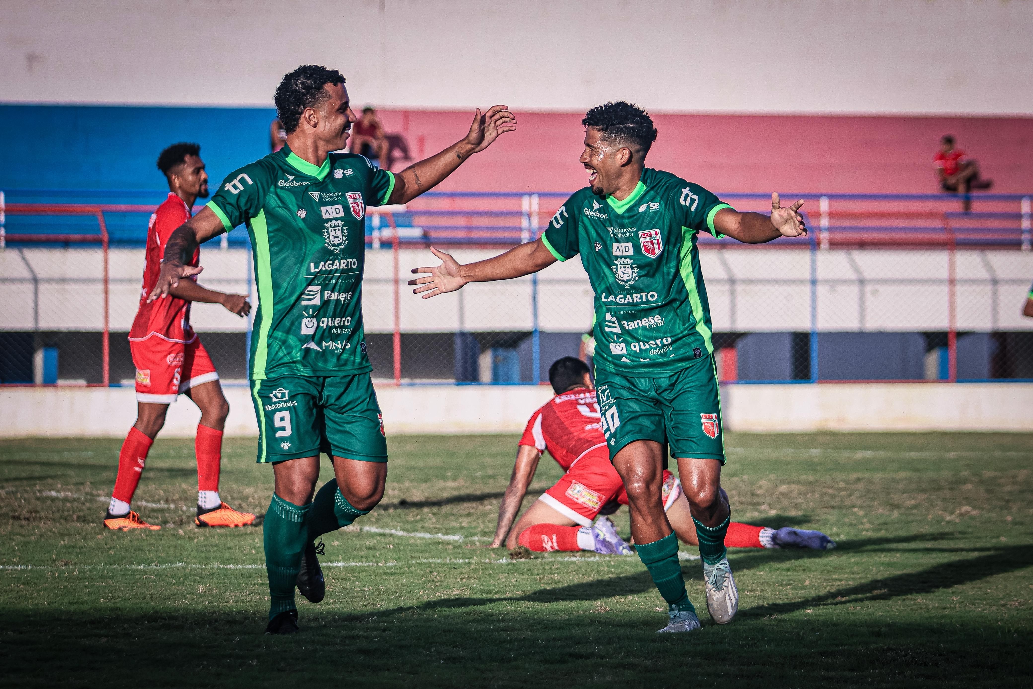 Lagarto goleia o Penedense e entra no G-4 do grupo na Série D | Ge