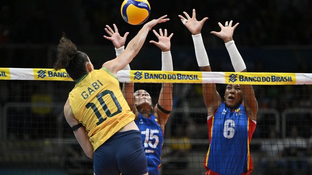 Gabi, Brasil x Colômbia, Pré-Olímpico Feminino de vôlei