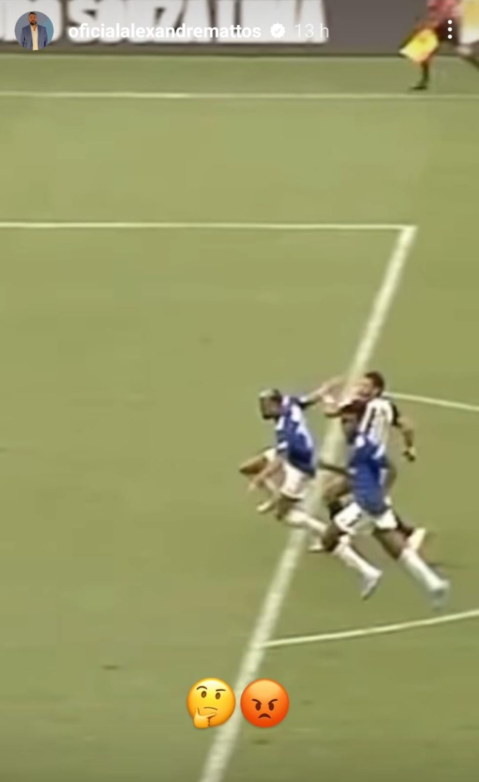 CEO do Cruzeiro reclama de possível falta no segundo gol do Atlético-MG