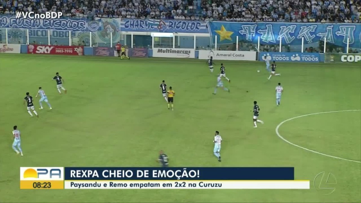 VÍDEO assista aos melhores momentos de Paysandu 2 x 2 Clube do Remo copa verde ge