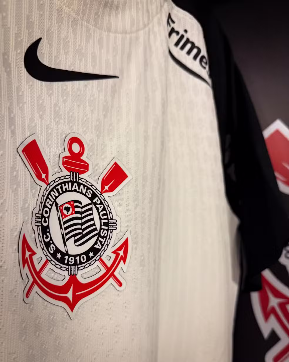 Camisa do Corinthians utilizada na decis�o da Supercopa Rei � Foto: Rodrigo Coca/Ag�ncia Corinthians
