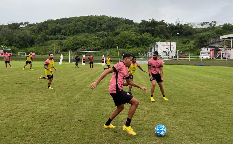 Treino do Vitória no CT Manoel Pontes Tanajura — Foto: Divulgação/EC Vitória