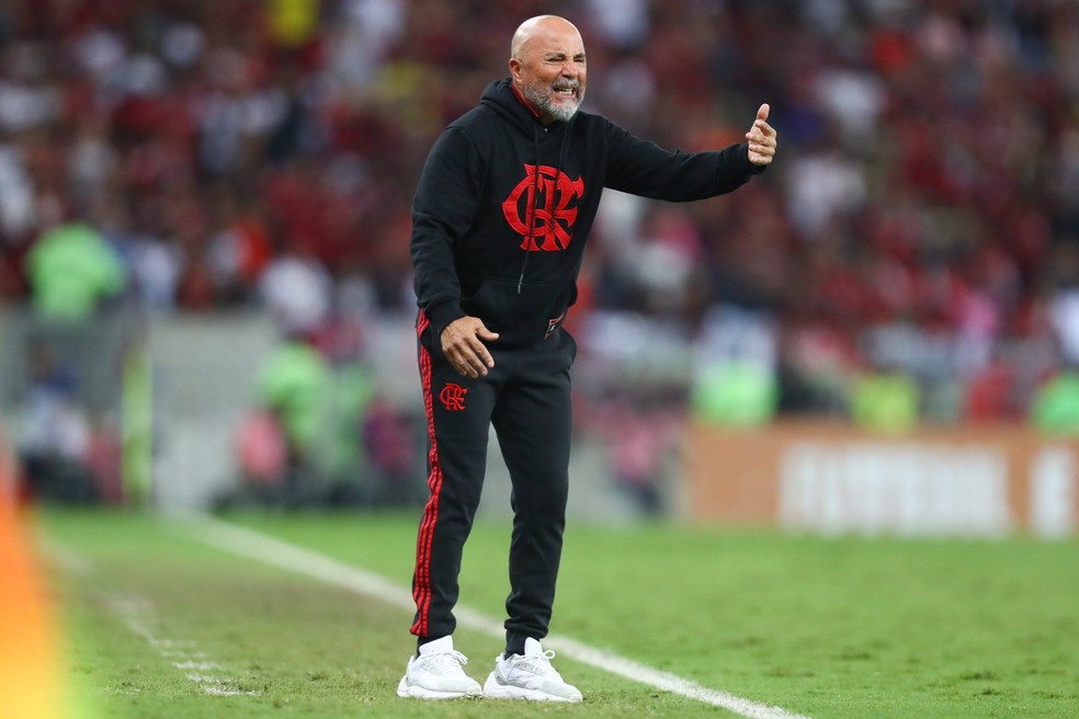 Sampaoli &mdash; Foto: Gilvan de Souza / CRF