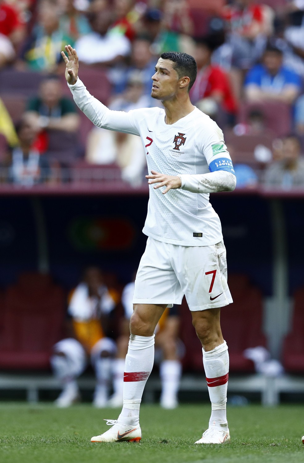 Cristiano Ronaldo na Copa do Mundo de 2018 — Foto: Matteo Ciambelli/NurPhoto via Getty Images