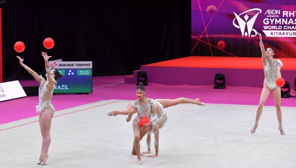 Brasil é finalista inédito do Mundial Júnior de ginástica rítmica