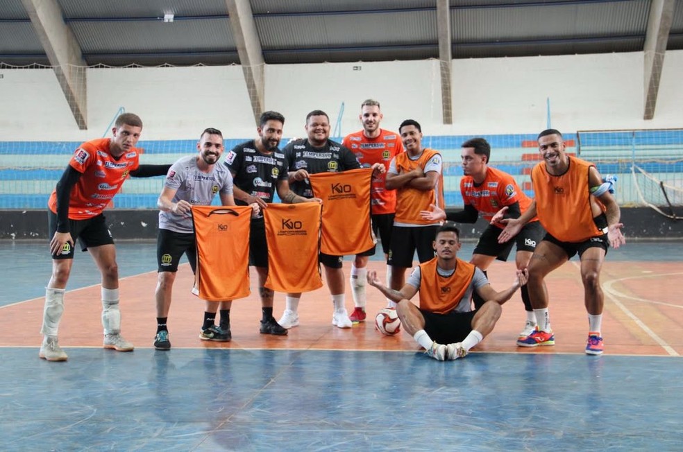 Dracena realizou parte da pré-temporada recentemente em Tupi Paulista — Foto: Dracena Futsal/Divulgação