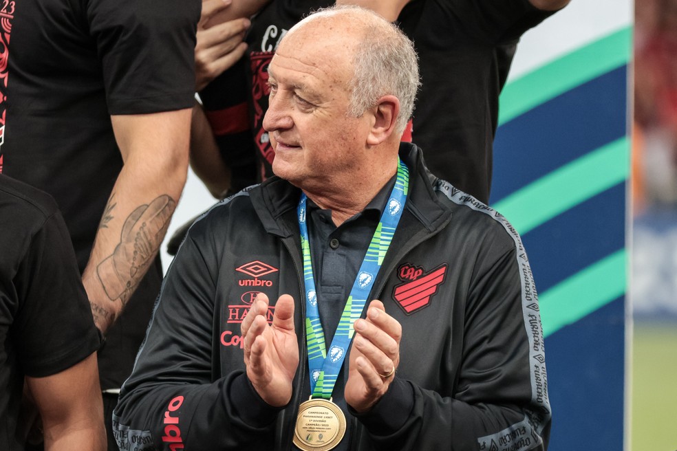 Luiz Felipe Scolari foi vice da Libertadores em 2022 — Foto: Robson Mafra/AGIF