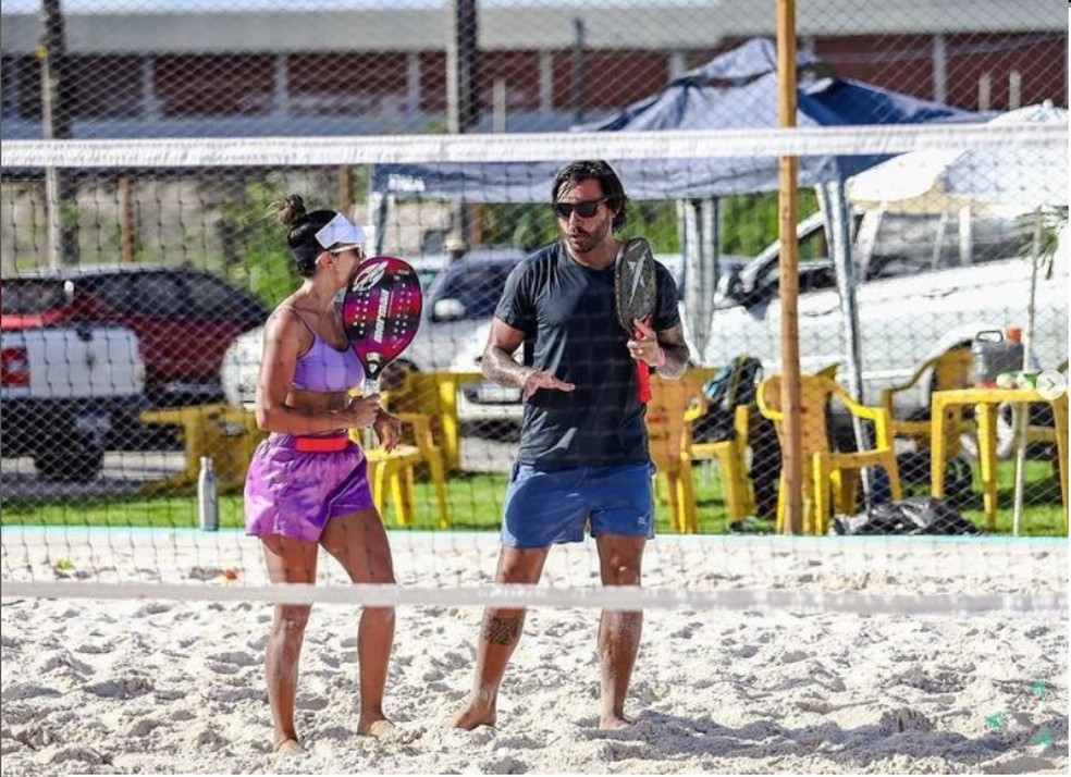 Ricardo Goulart virou empresário e atleta de beach tennis — Foto: Redes Sociais