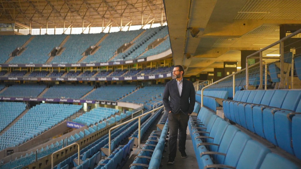 Fábio Floriani, vice-presidente do Grêmio — Foto: William Ramos/RBS TV