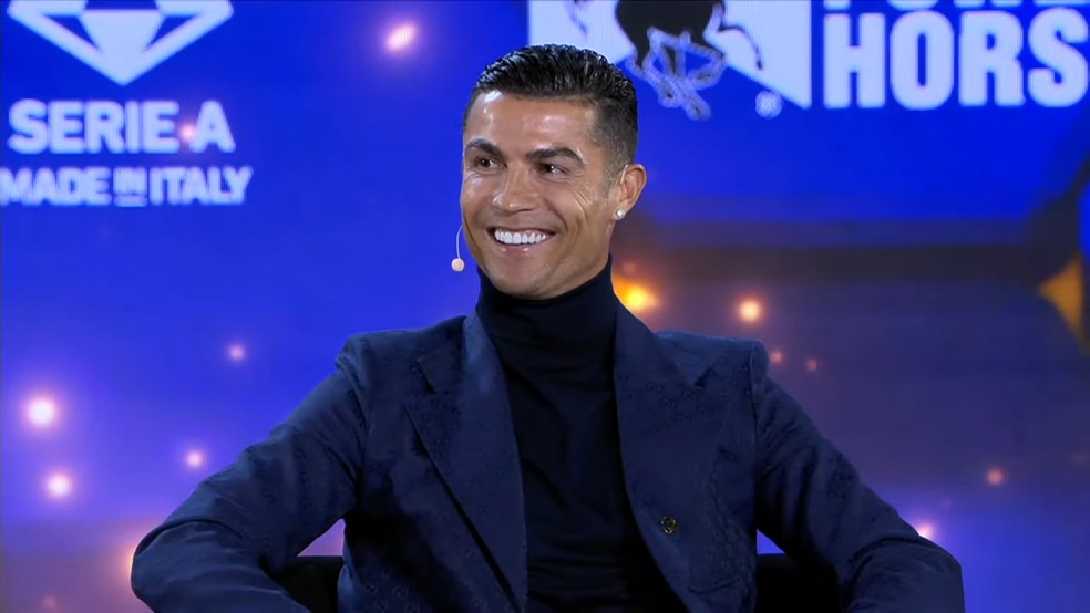 Cristiano Ronaldo no Globe Soccer Awards — Foto: Reprodução