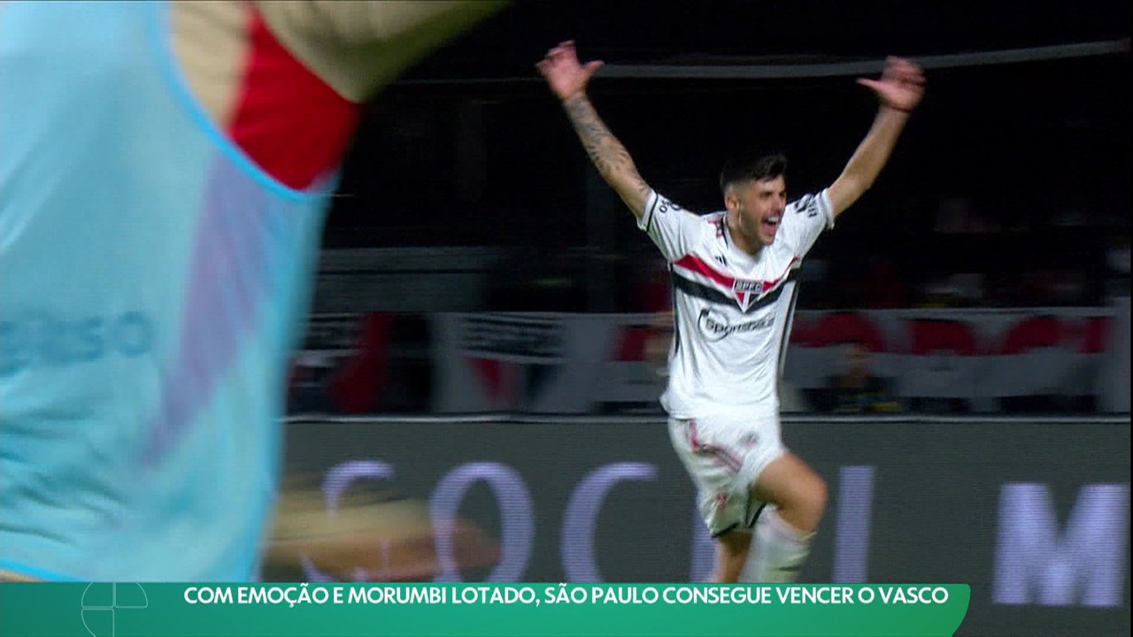 Com emoção e Morumbi lotado, São Paulo consegue vencer o Vasco