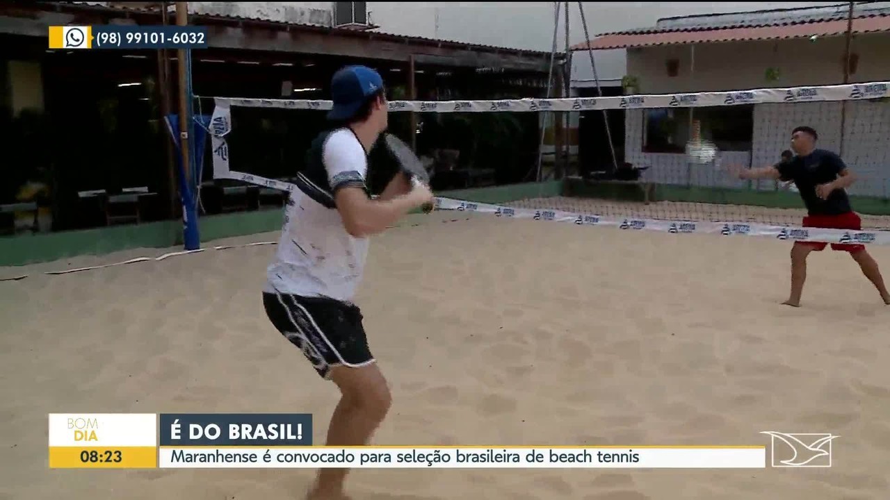 Fique por dentro: Maranhense Augusto Neto avança 40 posições no ranking mundial de beach tennis