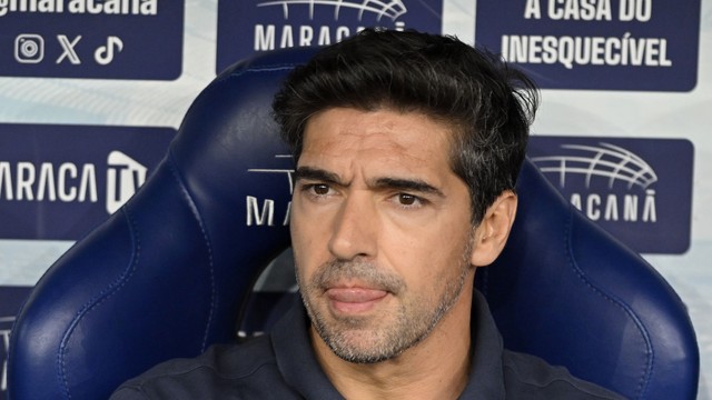 Abel Ferreira em Fluminense x Palmeiras