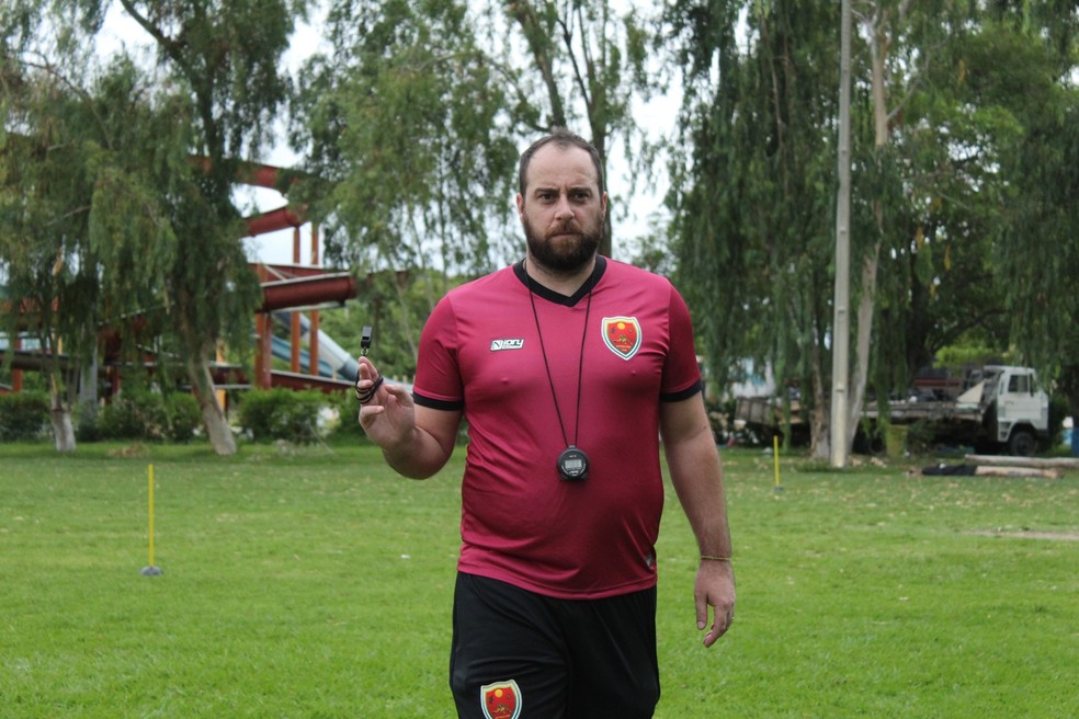Rui Sacramento, técnico do Petrolina — Foto: Emerson Rocha /ge Petrolina
