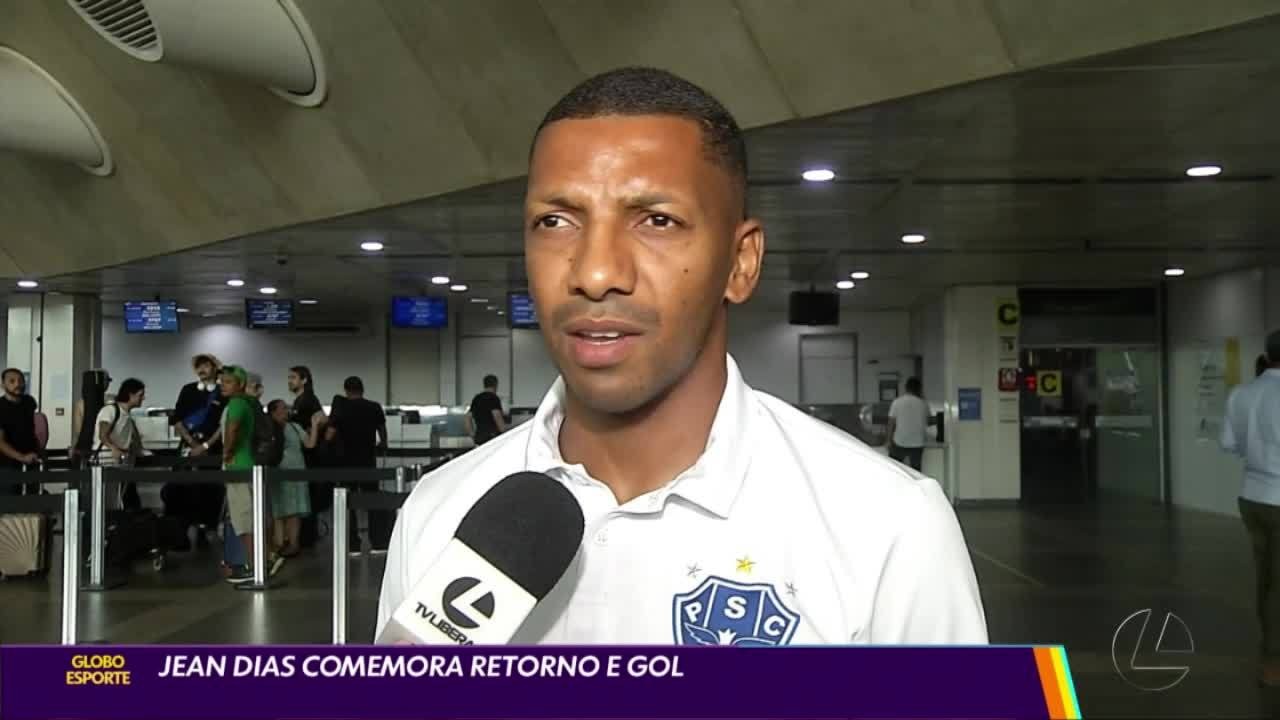 Jean Dias comemora retorno e gol pelo Paysandu