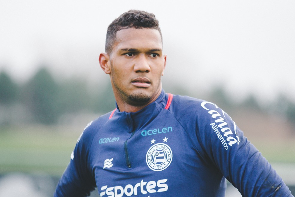 Adriel vai voltar ao Grêmio depois de defender o Bahia entre 2023 e 2024 — Foto: Letícia Martins/EC Bahia
