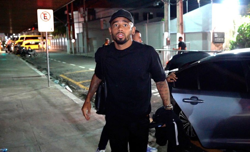 Gabriel Jesus se apresenta em Belm para seleo brasileira  Foto: Divulgao / CBF