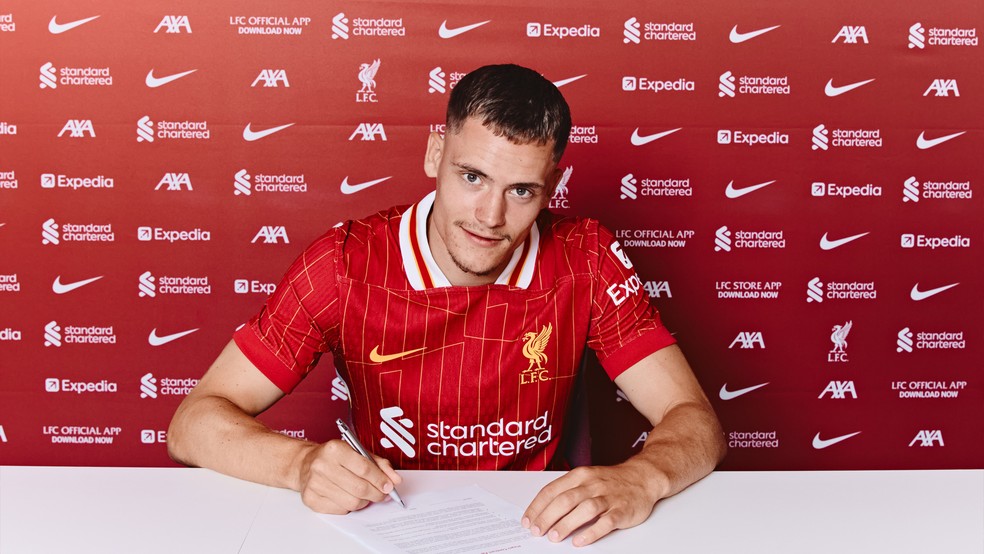 Florian Wirtz signs contract with Liverpool