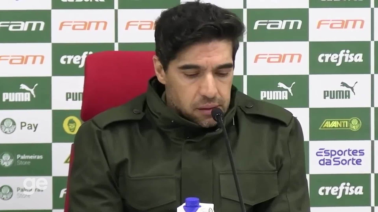 Abel Ferreira sobre a disputa do título: 'Se o Botafogo ganhar, parabéns a eles'