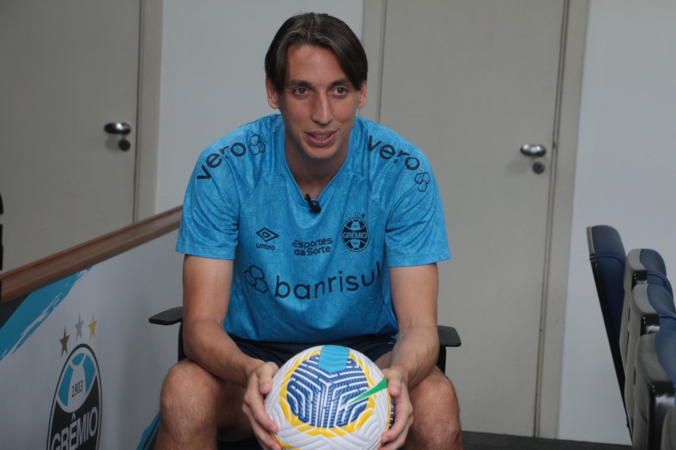 Pedro Geromel, zagueiro do Grêmio — Foto: Eduardo Moura