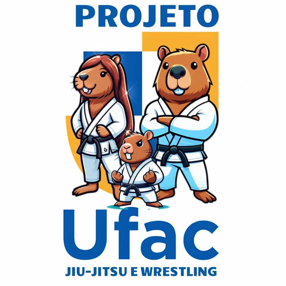 Projeto de extensão Ufac - Jiu-jítsu e Wrestling — Foto: Arquivo pessoal/Joamerson Andrade
