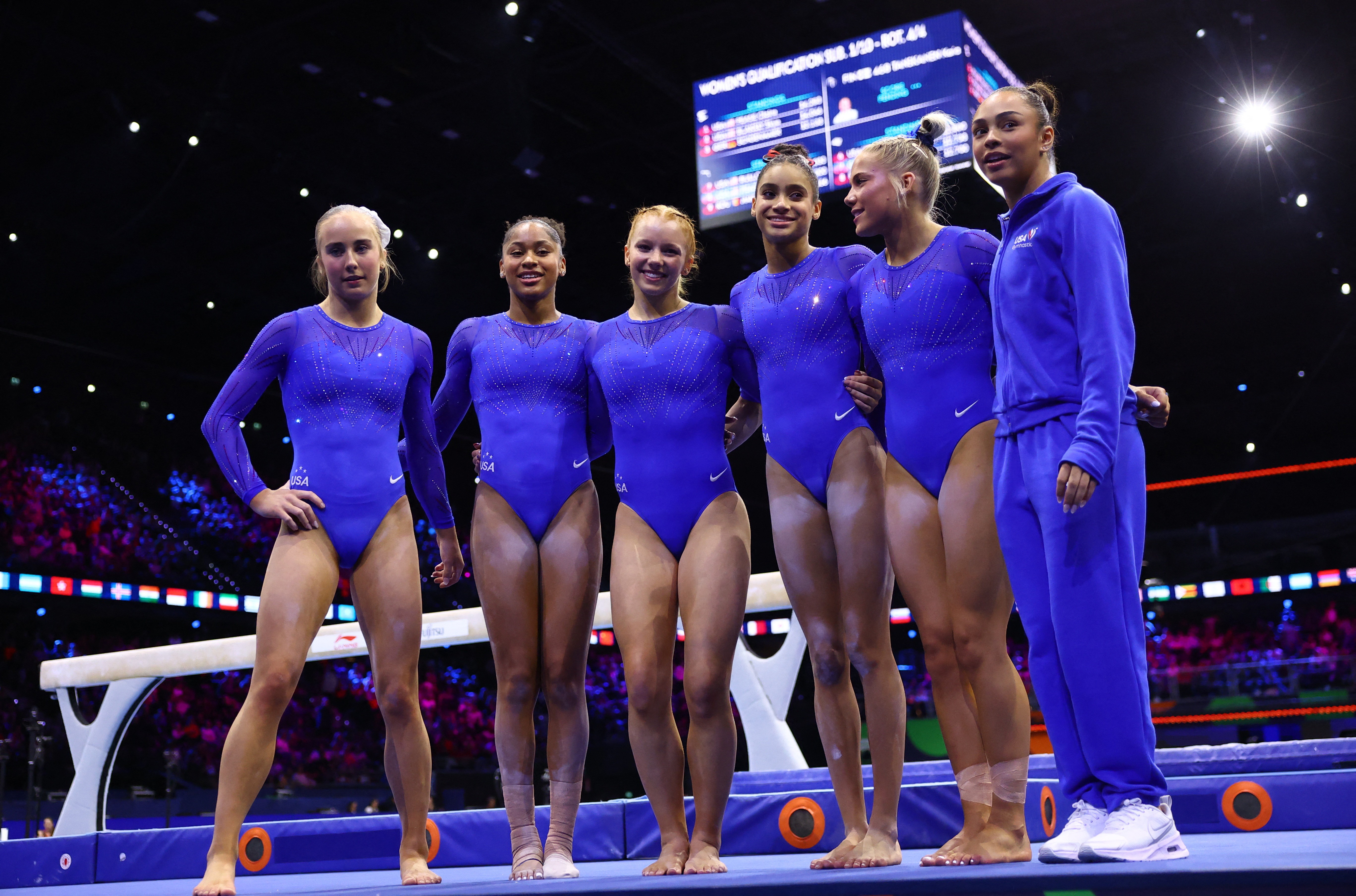 Sem Simone Biles, EUA lideram primeiro dia de classificatórias no Mundial de Ginástica Artística