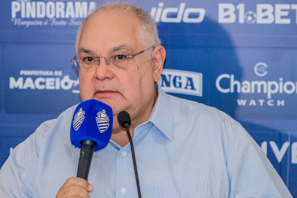 Omar Coêlho, ex-presidente do CSA, faleceu nesta quinta-feira — Foto: Morgana Oliveira/Ascom CSA