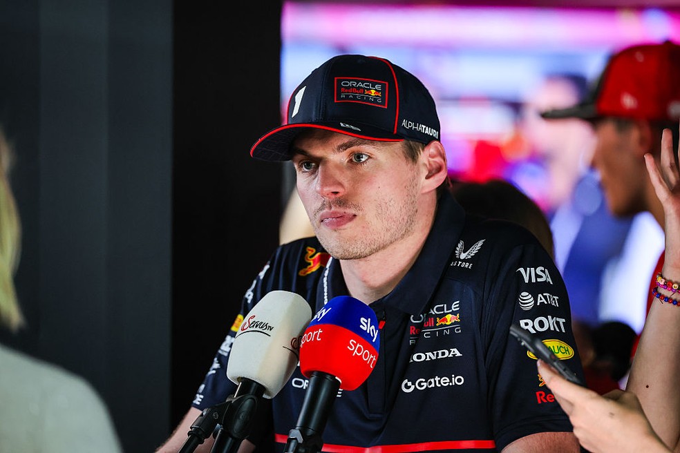 Max Verstappen chegou em sexto lugar no GP do Bahrein da F1 2025 — Foto: Kym Illman/Getty Images
