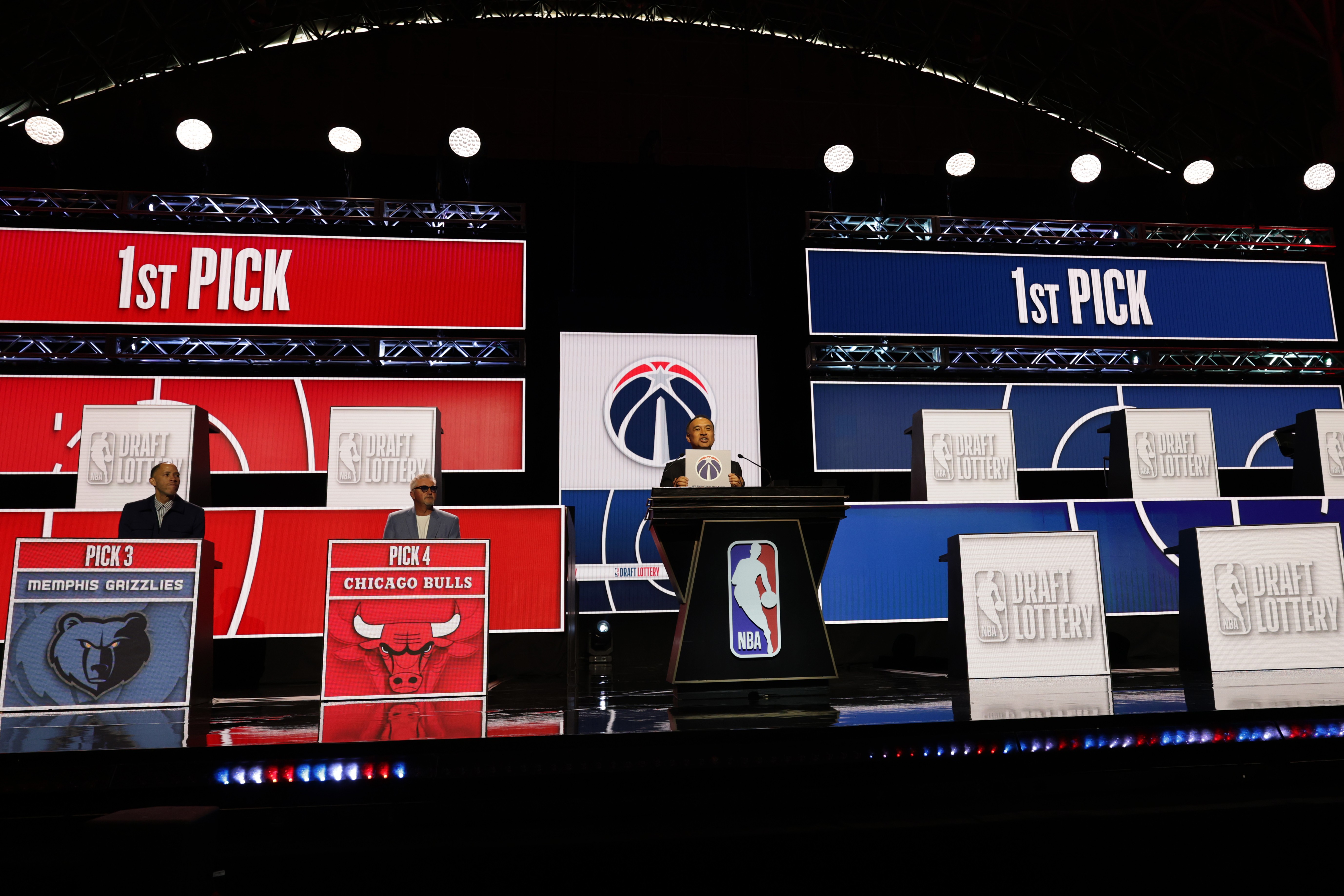 Wizards vencem loteria e terão a primeira escolha do Draft da NBA de 2026