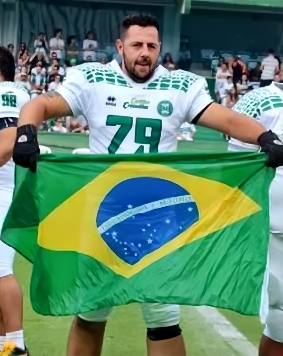 Daniel Santos, uma das vítimas do acidente do Coritiba Crocodiles — Foto: Arquivo Pessoal