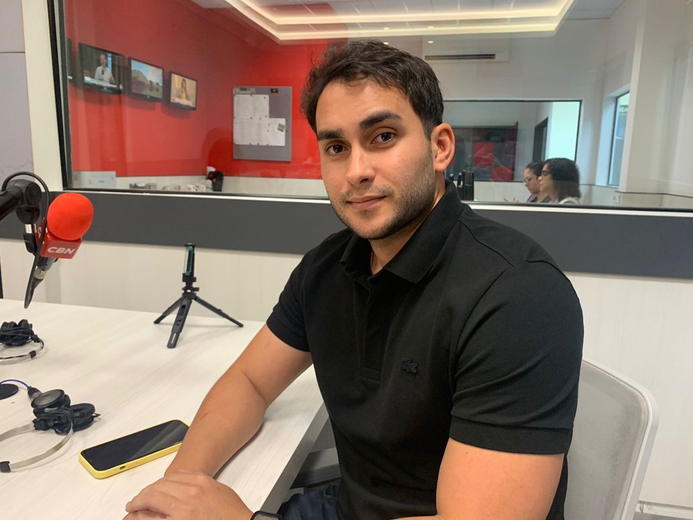 Gustavo Trindade, diretor da FPF-PB — Foto: Matheus Aquino / ge