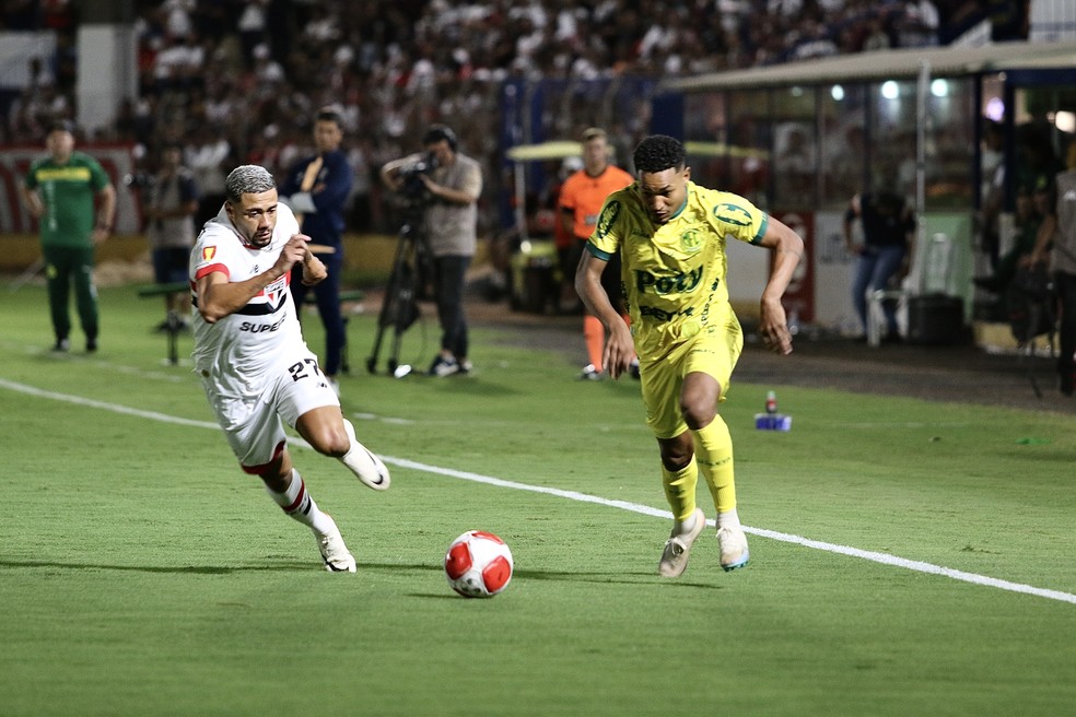 Mirassol e São Paulo ficaram no empate por 1 a 1 — Foto: Marcos Freitas/ Agência Mirassol