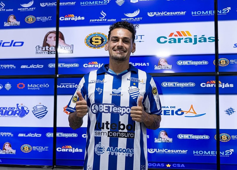 Matías Cavalleri disse que tinha outras propostas, mas optou por buscar o acesso com o CSA — Foto: Allan Max/CSA