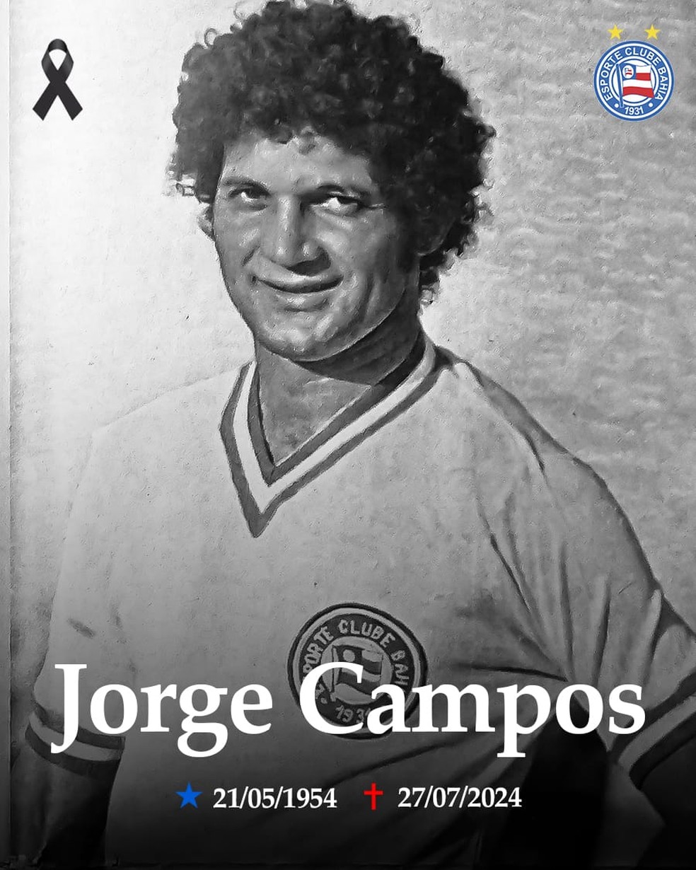 Morre Jorge Campos — Foto: EC Bahia / Divulgação