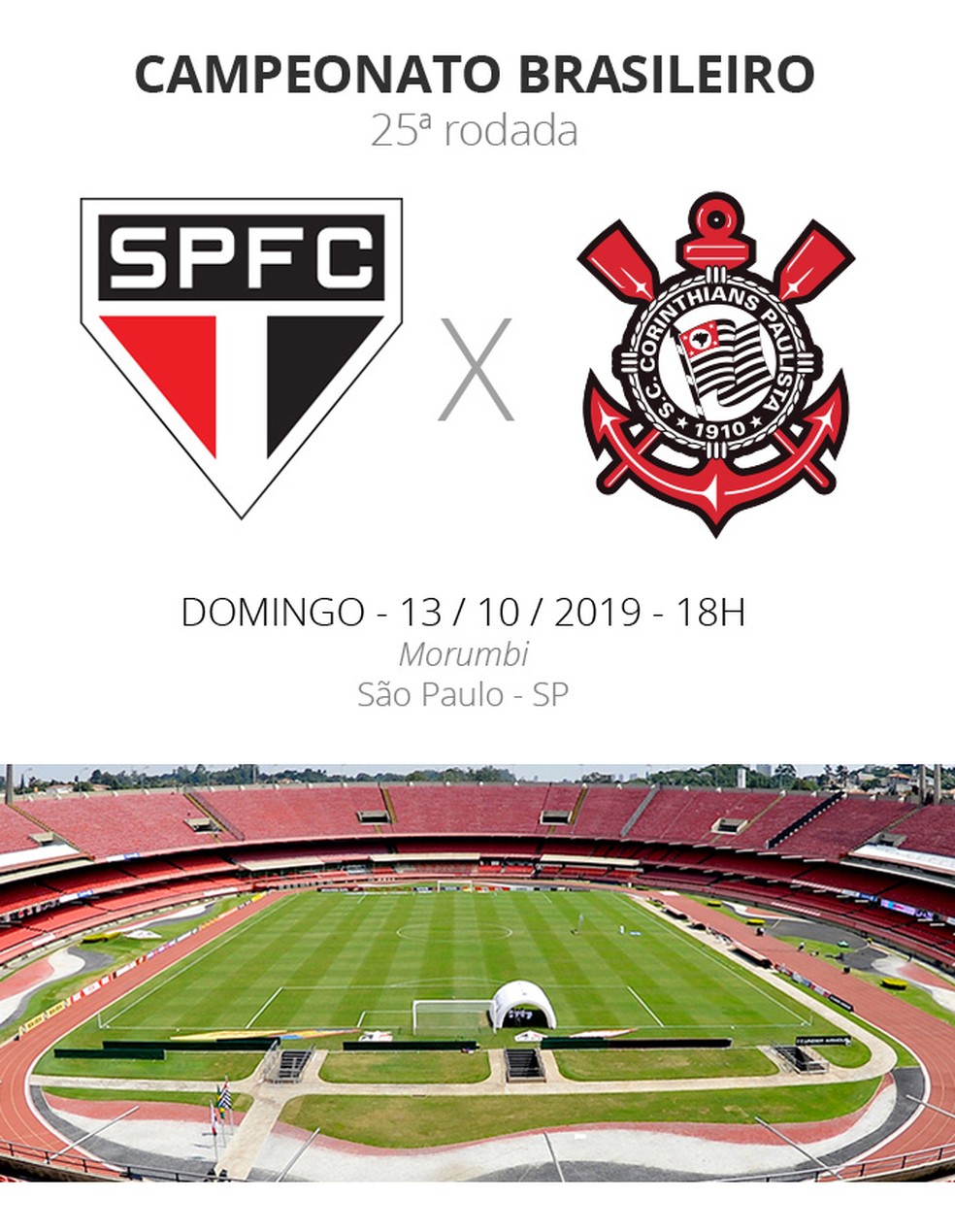 Onde assistir São Paulo x Corinthians AO VIVO pelo Brasileirão